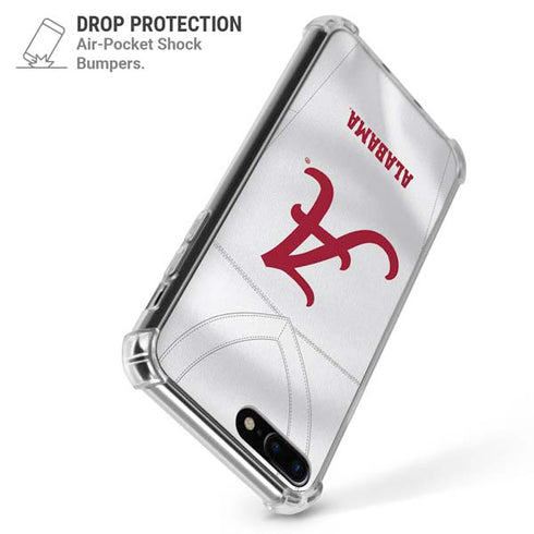 University of Alabama White Jersey iPhone 7/8 Plus Clear Case