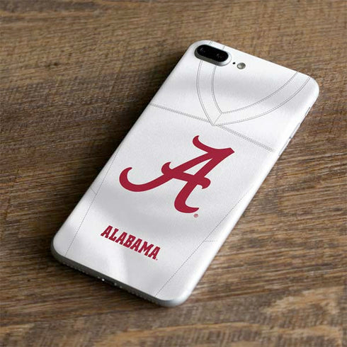 University of Alabama White Jersey iPhone 8 Plus Skin