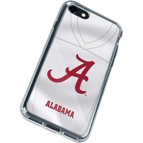 University of Alabama White Jersey iPhone SE (2nd & 3rd Gen) Clear Case