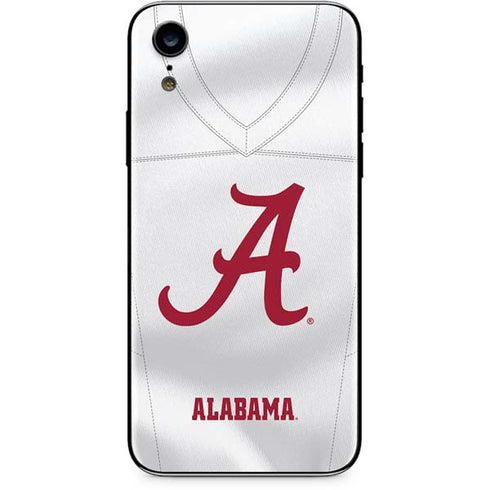 University of Alabama White Jersey iPhone XR Skin