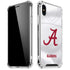 University of Alabama White Jersey iPhone XS Max Clear Case
