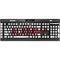 University of Alabama White Jersey K95 RGB PLATINUM Mechanical Gaming Keyboard Skin