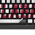 University of Alabama White Jersey K95 RGB PLATINUM Mechanical Gaming Keyboard Skin