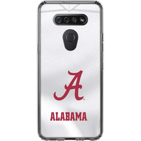 University of Alabama White Jersey LG K51/Q51 Clear Case