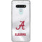 University of Alabama White Jersey LG Stylo 6 Clear Case