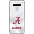 University of Alabama White Jersey LG Stylo 6 Clear Case