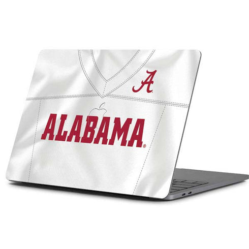 University of Alabama White Jersey Apple MacBook Pro 13-inch Skin