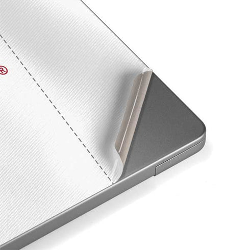 University of Alabama White Jersey MacBook Pro 14in (2021-24) Skin