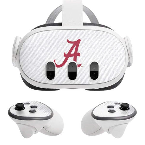 University of Alabama White Jersey Meta Quest 3 Skin