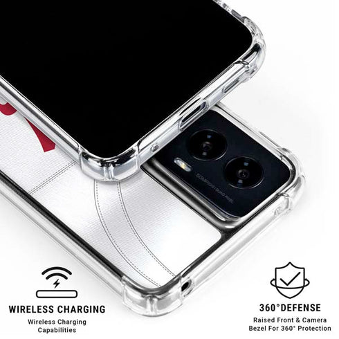 University of Alabama White Jersey Moto G Power 5G (2024) Clear Case