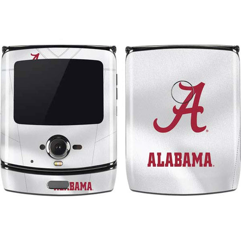 University of Alabama White Jersey Motorola RAZR Skin