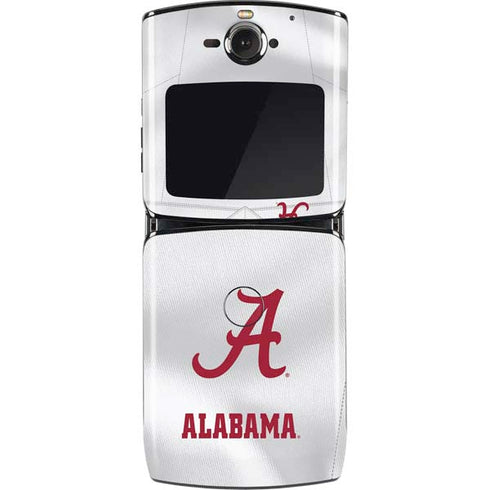 University of Alabama White Jersey Motorola RAZR Skin