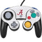 University of Alabama White Jersey Nintendo GameCube Controller Skin