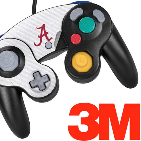 University of Alabama White Jersey Nintendo GameCube Controller Skin