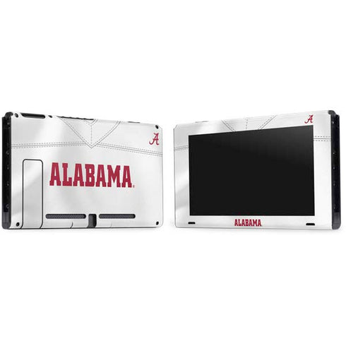 University of Alabama White Jersey Nintendo Switch Bundle Skin