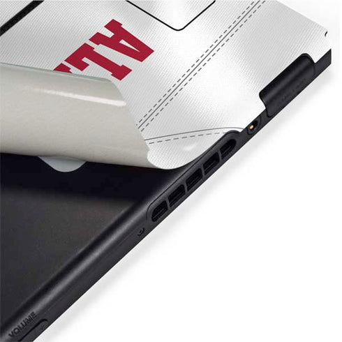 University of Alabama White Jersey Nintendo Switch Bundle Skin