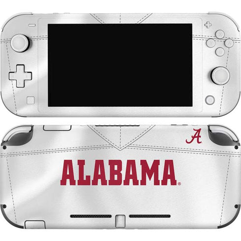 University of Alabama White Jersey Nintendo Switch Lite Skin