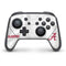 University of Alabama White Jersey Nintendo Switch Pro Controller Skin