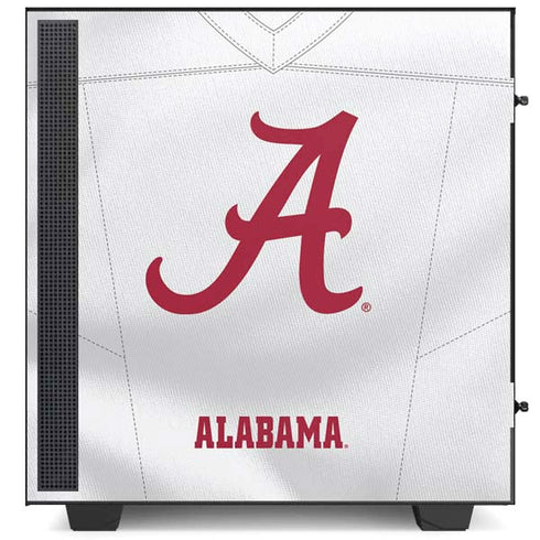 University of Alabama White Jersey NZXT H510 Compact ATX Mid-Tower Case Skin