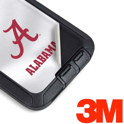 University of Alabama White Jersey Otterbox Defender Galaxy Skin