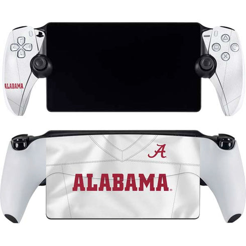University of Alabama White Jersey PlayStation PS5 Skins