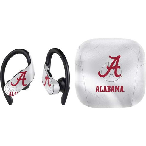 University of Alabama White Jersey PowerBeats Pro Skin