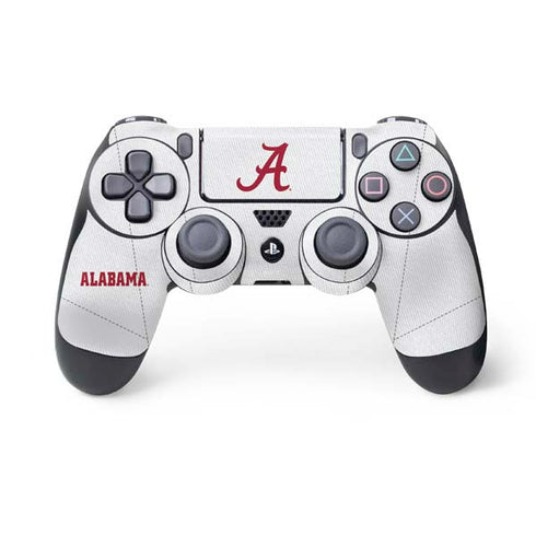 University of Alabama White Jersey PS4 Controller Skin