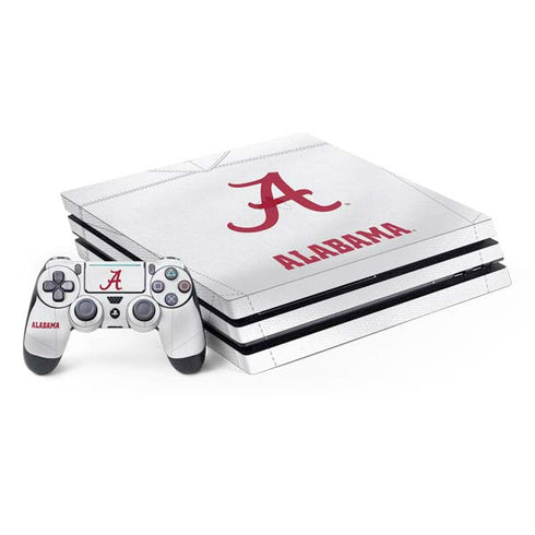 University of Alabama White Jersey PlayStation PS4 Skins