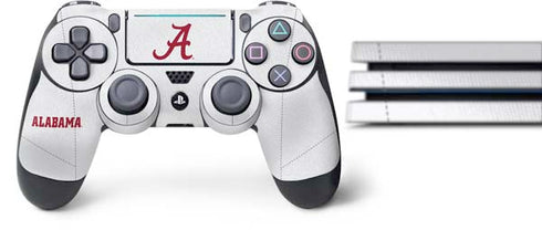 University of Alabama White Jersey PS4 Pro Bundle Skin