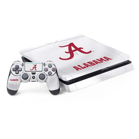 University of Alabama White Jersey PS4 Slim Bundle Skin
