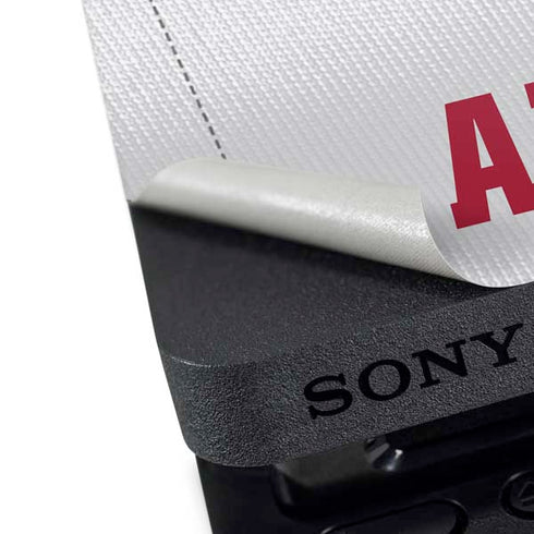 University of Alabama White Jersey PS4 Slim Skin