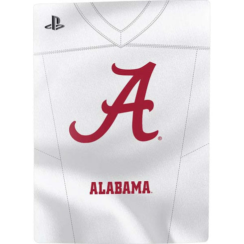 University of Alabama White Jersey PS5 Console Skin