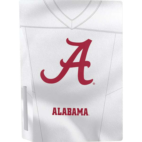 University of Alabama White Jersey PS5 Console Skin