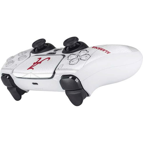 University of Alabama White Jersey PS5 Controller Skin