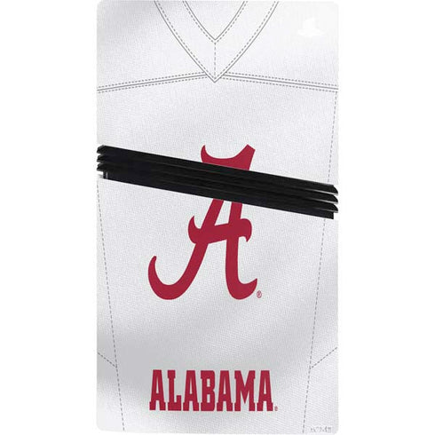 University of Alabama White Jersey PS5 Pro Console Skin