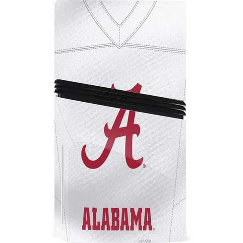 University of Alabama White Jersey PS5 Pro Disk Bundle Skin