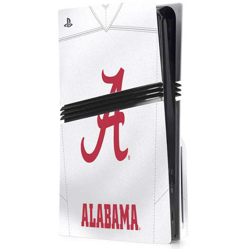 University of Alabama White Jersey PlayStation PS5 Skins