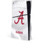 University of Alabama White Jersey PS5 Slim Disk Console Skin