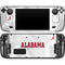 University of Alabama White Jersey Steam Deck Handheld Gaming Computer OLED Skin