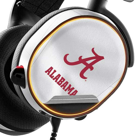 University of Alabama White Jersey SteelSeries Arctis 5 Skin