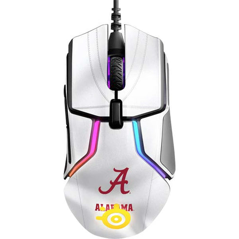 University of Alabama White Jersey SteelSeries Rival 600 Gaming Mouse Skin