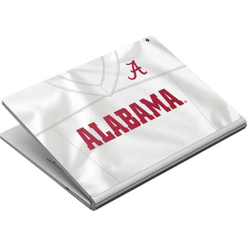 University of Alabama White Jersey Surface Book Skin