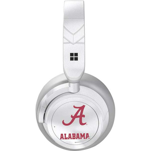 University of Alabama White Jersey Surface Headphones Skin