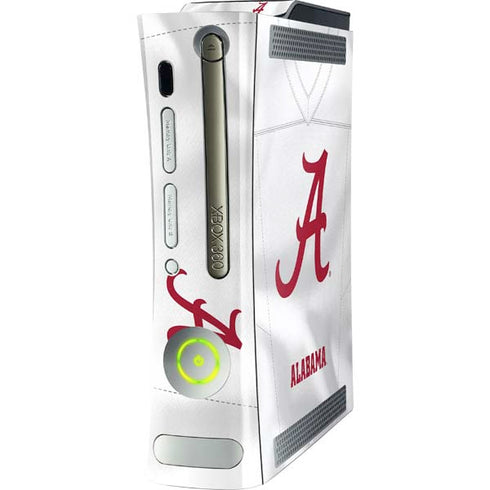 University of Alabama White Jersey Xbox 360 (Includes HDD) Skin