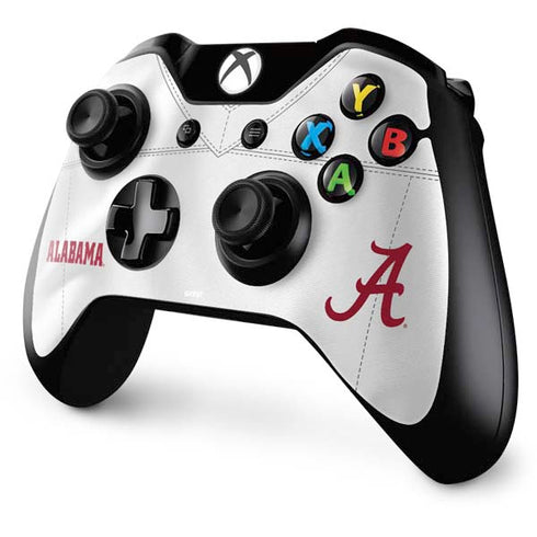University of Alabama White Jersey Xbox One Controller Skin