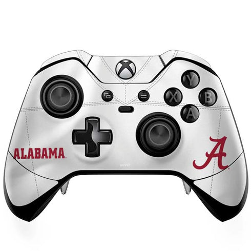 University of Alabama White Jersey Xbox One Elite Controller Skin