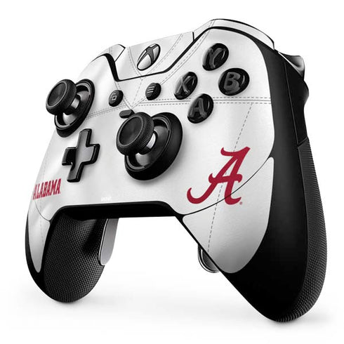 University of Alabama White Jersey Xbox One Elite Controller Skin