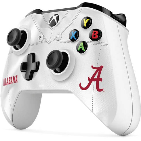 University of Alabama White Jersey Xbox One S All-Digital Edition Bundle Skin