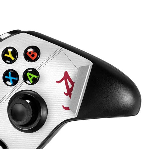 University of Alabama White Jersey Xbox One S Controller Skin