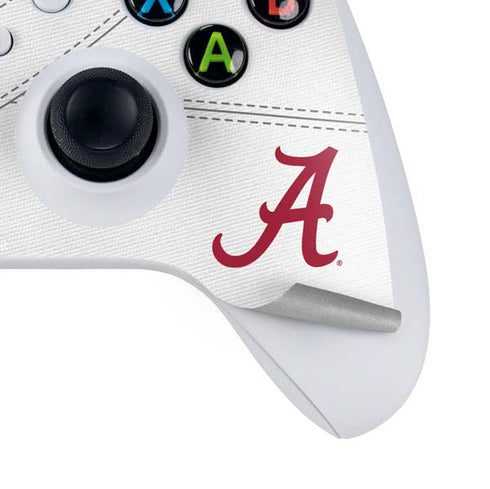 University of Alabama White Jersey Xbox Series S Controller Skin
